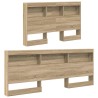 Tête de lit de rangement Chêne Sonoma 207,5 x 137,5 x 76,5 cm 625939625939