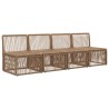 Canapé 4 places 4 pcs 4-Nombre de places Beige polyrotin 625941625941