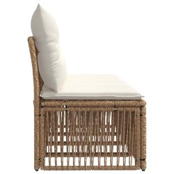 Canapé 4 places 4 pcs 4-Nombre de places Beige polyrotin 625941625941