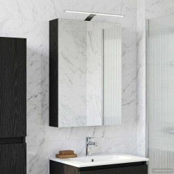 Armoire Miroir de Salle de Bain Chêne noir 50 x 14,5 x 70 cm 625944625944