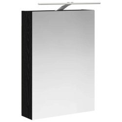 Armoire Miroir de Salle de Bain Chêne noir 50 x 14,5 x 70 cm 625944625944