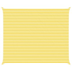 Voile d'ombre Jaune et blanc 6 x 5 m 100 % polyester Oxford 625945625945