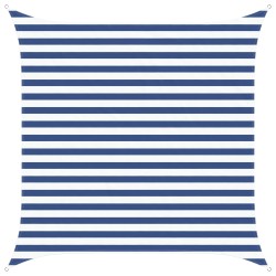 Voile d'ombre Bleu et Blanc 2,5 x 2,5 m 100 % polyester Oxford 625948625948