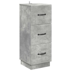 Armoire à tiroirs Gris béton 33 x 34,5 x 87 cm 625955625955