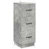 Armoire à tiroirs Gris béton 33 x 34,5 x 87 cm 625955625955