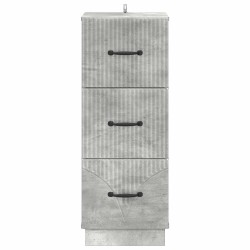 Armoire à tiroirs Gris béton 33 x 34,5 x 87 cm 625955625955