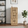 Armoire à tiroirs 33 x 34,5 x 87 cm Bois d'ingénierie 625959625959