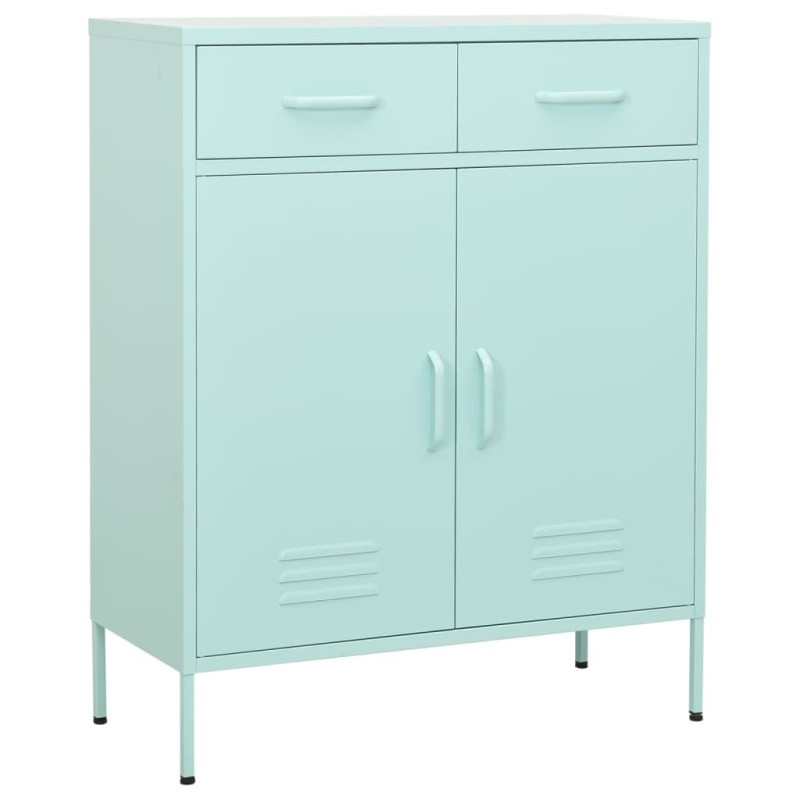 Armoire de rangement Vert menthe 80x35x101,5 cm Acier 625961625961