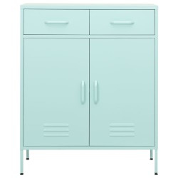 Armoire de rangement Vert menthe 80x35x101,5 cm Acier 625961625961