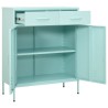 Armoire de rangement Vert menthe 80x35x101,5 cm Acier 625961625961