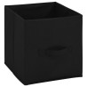 Armoire de rangement avec 4 paniers tissu Noir 63x30x71cm Acier 625962625962