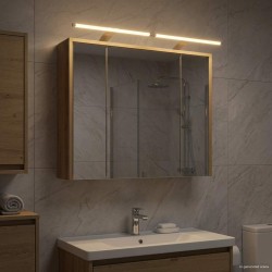 Armoire Miroir de Salle de Bain Chêne artisan 625969625969