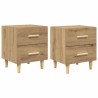 Armoire de lit 2 pc Chêne artisanal 40 x 35 x 47.5cm 625971625971