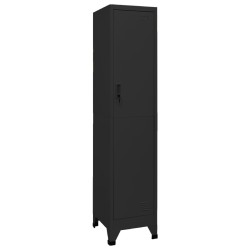 Armoire à casiers Noir 38x45x180 cm Acier 625972625972