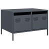 Meuble TV anthracite 68x50x43,5 cm acier laminé à froid 625975625975