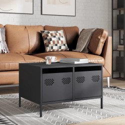 Meuble TV anthracite 68x50x43,5 cm acier laminé à froid 625975625975