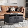 Meuble TV anthracite 68x50x43,5 cm acier laminé à froid 625975625975
