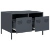Meuble TV anthracite 68x50x43,5 cm acier laminé à froid 625975625975