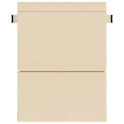 Canapé-lit pliable Crème 152 x 86,5 x 60 cm Tissu 625976625976