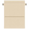 Canapé-lit pliable Crème 152 x 86,5 x 60 cm Tissu 625976625976