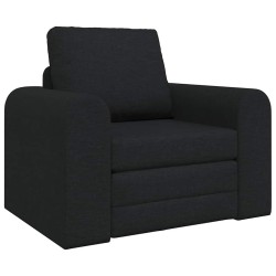Canapé-Lit Noir 98 x 71 x 83 cm tissu 625979625979
