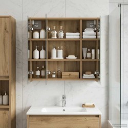 Armoire Miroir de Salle de Bain Chêne artisan 625983625983