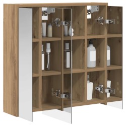 Armoire Miroir de Salle de Bain Chêne artisan 625983625983