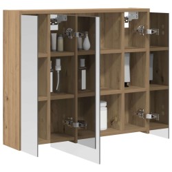 Armoire Miroir de Salle de Bain Chêne artisan 625993625993