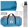 Tente de fête Bleu 500 x 500 x 350 cm Polyester et Acier 625994625994