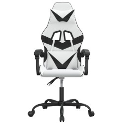Chaise de jeu Blanc et noir Similicuir 625995625995