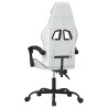 Chaise de jeu Blanc et noir Similicuir 625995625995