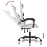 Chaise de jeu Blanc et noir Similicuir 625995625995