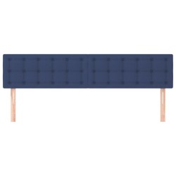 Têtes de lit Bleu 200x5x78/88 cm Tissu 625996625996