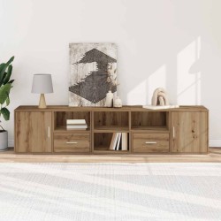 Armoire d'angle chêne artisanal 200x40x45 cm bois d'ingénierie 626004626004