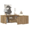Armoire d'angle chêne artisanal 200x40x45 cm bois d'ingénierie 626004626004