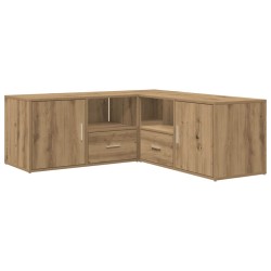 Armoire d'angle chêne artisanal 200x40x45 cm bois d'ingénierie 626004626004