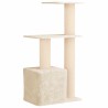 Arbre à chat avec poteaux à griffer en sisal Crème 133 cm 626006626006