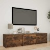 Meuble TV avec LED 165 x 34 x 40 cm Chêne Fumé 626008626008