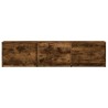 Meuble TV avec LED 165 x 34 x 40 cm Chêne Fumé 626008626008