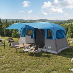 Tente tunnel Bleu 427 x 305 x 205 cm Polyester et Acier 626009626009