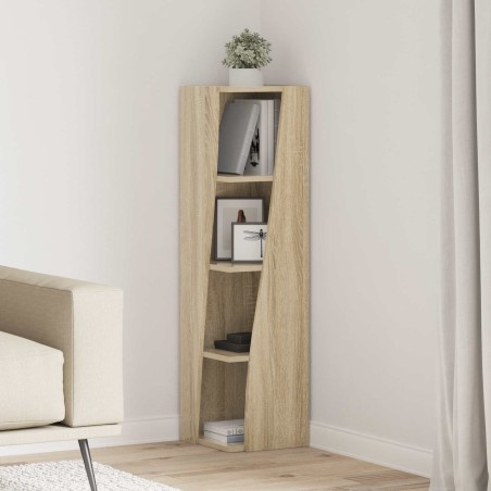 Meuble d'angle Chêne Sonoma 27,5x27x102cm Bois d'ingénierie 626014626014