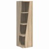 Meuble d'angle Chêne Sonoma 27,5x27x102cm Bois d'ingénierie 626014626014
