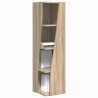 Meuble d'angle Chêne Sonoma 27,5x27x102cm Bois d'ingénierie 626014626014