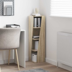 Meuble d'angle Chêne Sonoma 27,5x27x102cm Bois d'ingénierie 626014626014