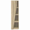 Meuble d'angle Chêne Sonoma 27,5x27x102cm Bois d'ingénierie 626014626014