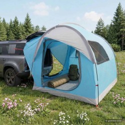 Tente de voiture Bleu 239 x 210 x 210 cm Polyester et Acier 626015626015
