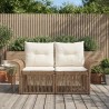 Canapé de jardin 2-Nombre de places Beige polyrotin 626016626016