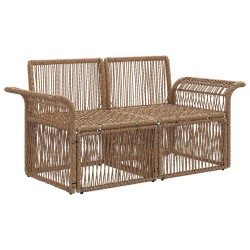 Canapé de jardin 2-Nombre de places Beige polyrotin 626016626016