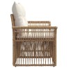 Canapé de jardin 2-Nombre de places Beige polyrotin 626016626016
