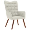 Chaise de relaxation crème velours 626018626018
